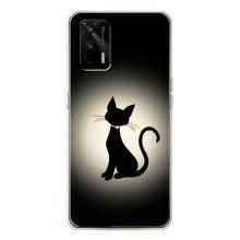 Чехол с принтом для Realme GT 5G (AlphaPrint) Модные коты