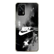 Чехол для Realme GT 5G - с принтом Найк (AlphaPrint) (Лого Найк)