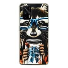 Чехол с принтом для ДжиТи 5Джи - (Прикольные) (AlphaPrint) (Енот с банкой)