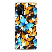 Чехол с принтом для ДжиТи 5Джи - (Прикольные) (AlphaPrint) (Яркие бабочки)