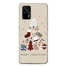 Чехол Санта Клаус для Realme GT 5G – Merry Christmas