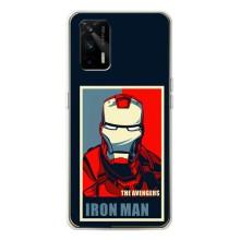 Чехол Супергерой Железный человек на Realme GT 5G – Art Iron man