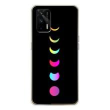 Чехол (ТПУ) с планетами на Realme GT 5G – Полнолуние
