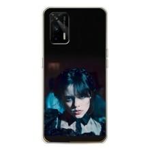 Чохли Венсдей на Realme GT 5G Уенсдей (AlphaPrint) (погляд Венздей)