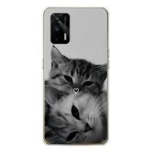 Чехол с рисунком кот на Realme GT 5G