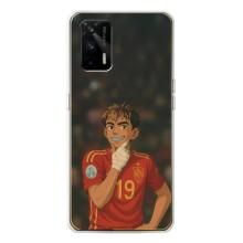 Чехол с футболистом Ламин Ямаль Realme GT 5G (Ямаль аниме)