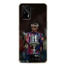 Чехол с футболистом Ламин Ямаль Realme GT 5G (Ямал с кубком)