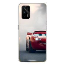 Силиконовый чехол Маквин для Realme GT 5G – Маквин на трасе