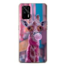 Чехол с принтом стильные животные для ДжиТи 5Джи (Стильный жирав)