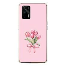 Чехол с розовым рисунком для Realme GT 5G