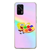 Силиконовый чехол Спанч Боб на ДжиТи 5G (Бургеры)