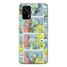 Силиконовый чехол Спанч Боб на ДжиТи 5G (Фото-БоБ)