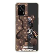 Крутые Чехлы Луи Виттон для Realme GT 5G (AlphaPrint) – Медведь Луи Витон