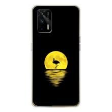 Летний Чехол на Realme GT 5G – Желтый Закат
