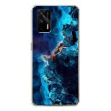 Чехлы с тематикой "Мрамор" на ДжиТи 5G (Синий мрамор)