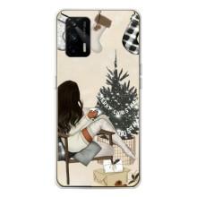 Різдвяні, Святкові Чохли для ДжіТі 5Джі (Дівчина з ялинкою)