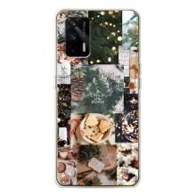 Різдвяні, Святкові Чохли для ДжіТі 5Джі (Різдвяний колаж)