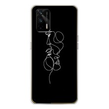 Силіконові Чохли Коханій людині для Realme GT 5G – Закохана пара