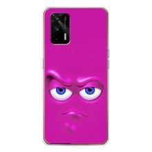 Чохли (ТПУ) (смішні стікери) для Realme GT 5G – Хитра мордочка