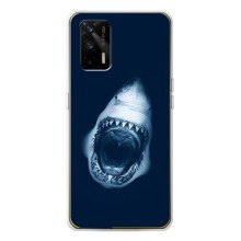 Силіконовий бампер з картинкою звірів для Realme GT 5G – Пащу Акули
