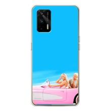Силиконовый Чехол Барби Фильм на Realme GT 5G (Барби и Кен)