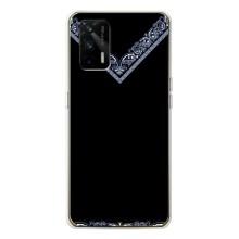 Силиконовый Чехол на Realme GT 5G (Воротник вышиванки)