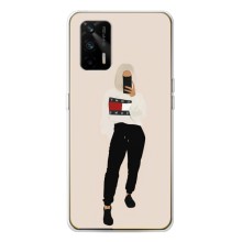 Силіконовый Чохол на Realme GT 5G з картинкой Модных девушек – Стильна