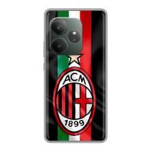 Чехлы для Realme GT 6 (VPrint) - Футбольные клубы (ФК Милан)