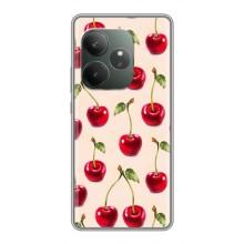 Чехлы с Фруктами для Realme GT 6 (VPrint) (Вишня)