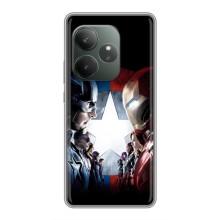 Чехлы с героями Марвел Realme GT 6 (VPrint)