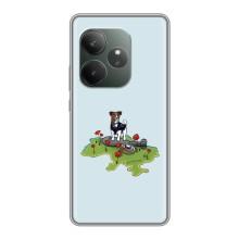 Чехлы с картинкой собаки Патрон для Realme GT 6 (AlphaPrint) (Сапер Пес)