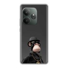 Чехлы с Обезьянами NFT для Realme GT 6 (AlphaPrint) (Обезьяна NFT)