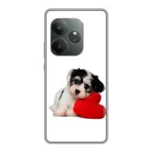 Чехлы с собаками для Realme GT 6 (VPrint) (Песик)