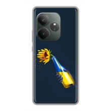 Чехол для Патриота Украины Realme GT 6 - (AlphaPrint) (Коктейль молотова)