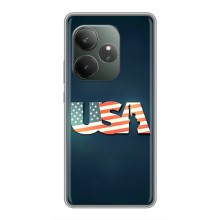 Чохол Прапор USA для Realme GT 6