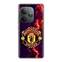 Чехол Манчестер Юнайтед для Реалми ДжиТи 6 (AlphaPrint) (огненный Манчестер)