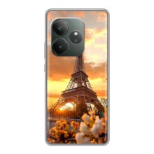 Чехол Эйфелева Башня для Realme GT 6 - (AlphaPrint) (Солнечная башня)