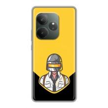 Чехол PUBG для Реалми ДжиТи 6 (AlphaPrint) (Пабг в шлеме)