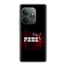 Чехол с Брендами одежды на Реалми ДжиТи 6 – PUMA стиль