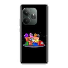 Чехол Амонг Ас для Realme GT 6 (AlphaPrint) (Амонг-ас)