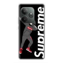 Чехол для Realme GT 6 с картинкой Supreme (AlphaPrint)