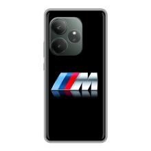 Чехол для Реалми ДжиТи 6 - с принтом БМВ (AlphaPrint) (AMG)