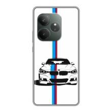 Чехол для Реалми ДжиТи 6 - с принтом БМВ (AlphaPrint) (Машина БМВ)