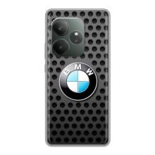 Чехол для Реалми ДжиТи 6 - с принтом БМВ (AlphaPrint) (Знак БМВ)