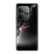 Чехол для Realme GT 6 - с принтом Найк (AlphaPrint) (Найк красный)