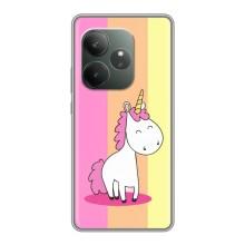 Чехол Unicorn на Realme GT 6 – Радужный Единорог