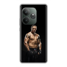 Чехол с картинкой Александр Усик для Realme GT 6 – Усик на черном