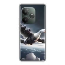 Чохол з мемом Тралалело тралала на Realme GT 6 – Бомбардіні гусіні