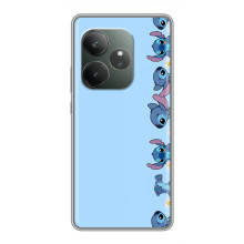 Чехол с принтом Стич на Realme GT 6 – Стич фон