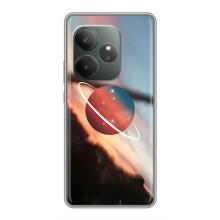 Космические Чехлы для Реалми ДжиТи 6 (VPrint) (Сатурн)